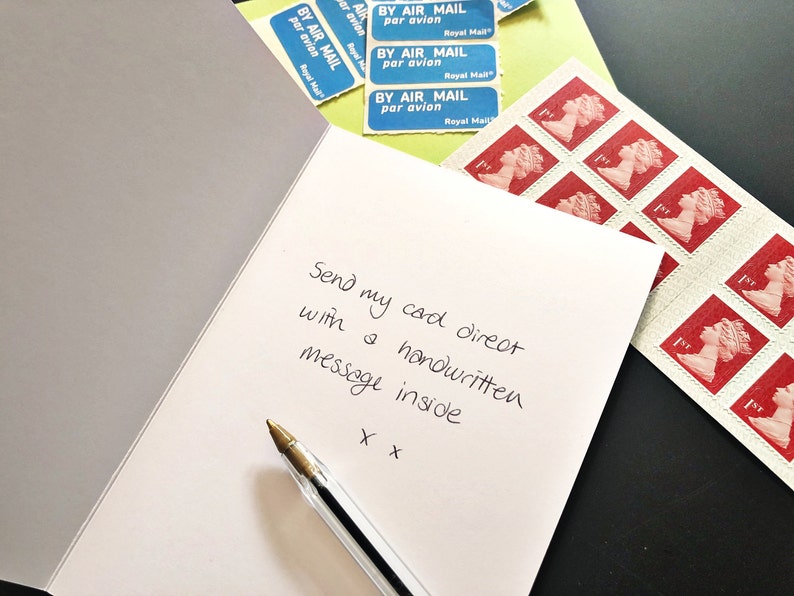 Handwrite My Card and Send It Direct Cards Sent Direct Etsy