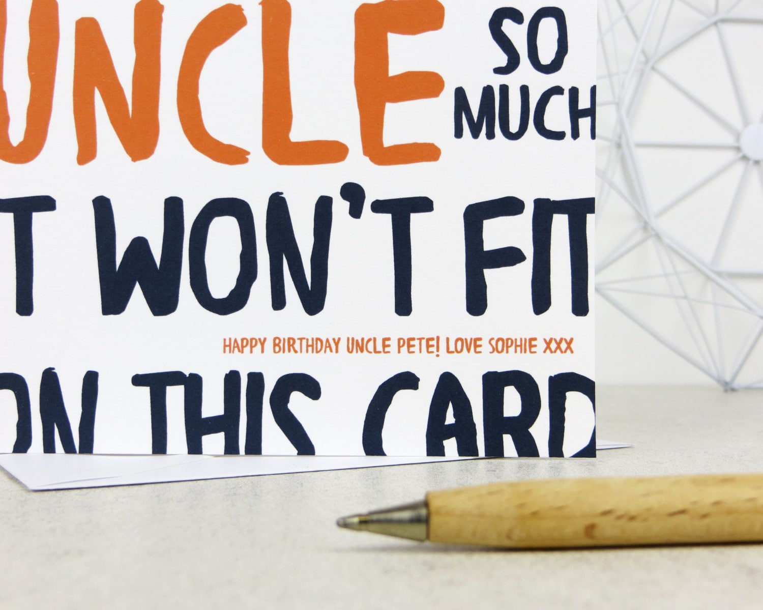 Funny Uncle Personalised Birthday Card Etsy