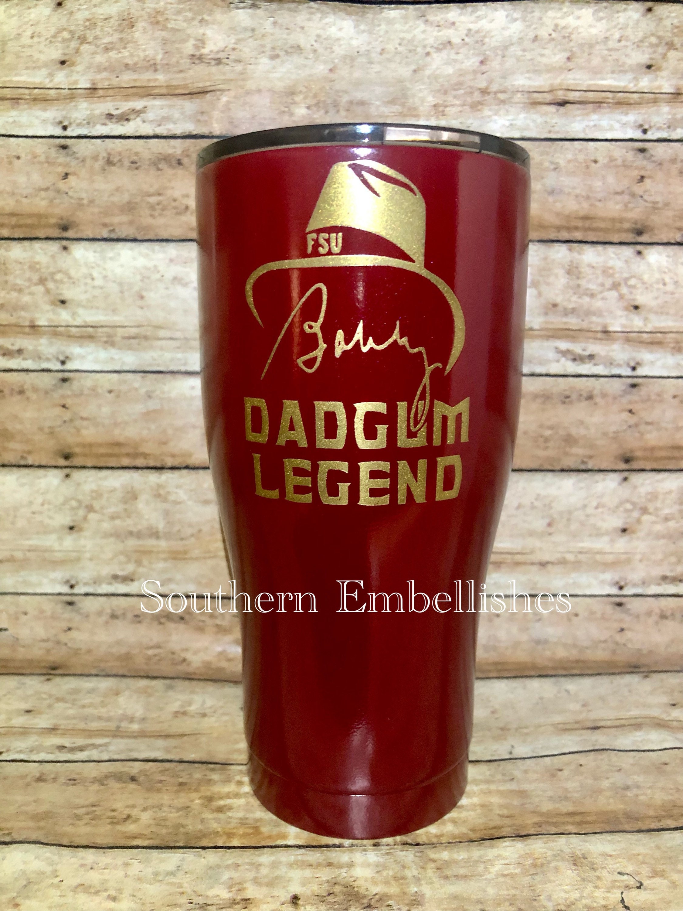 Florida State Seminoles RTIC Laser Engraved 20 or 30 oz Tumbler, FSU