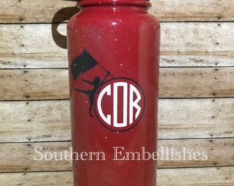 Color Guard Monogram Custom Powder Coated Stainless Steel Tumbler