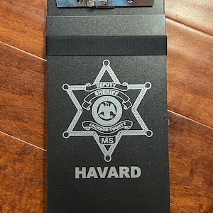 Personalized Citation Holder Customized Ticket Tin for Emergency Service Professionals