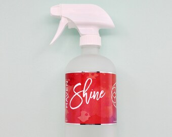 HAVEN Shine Frosted Spray Bottle