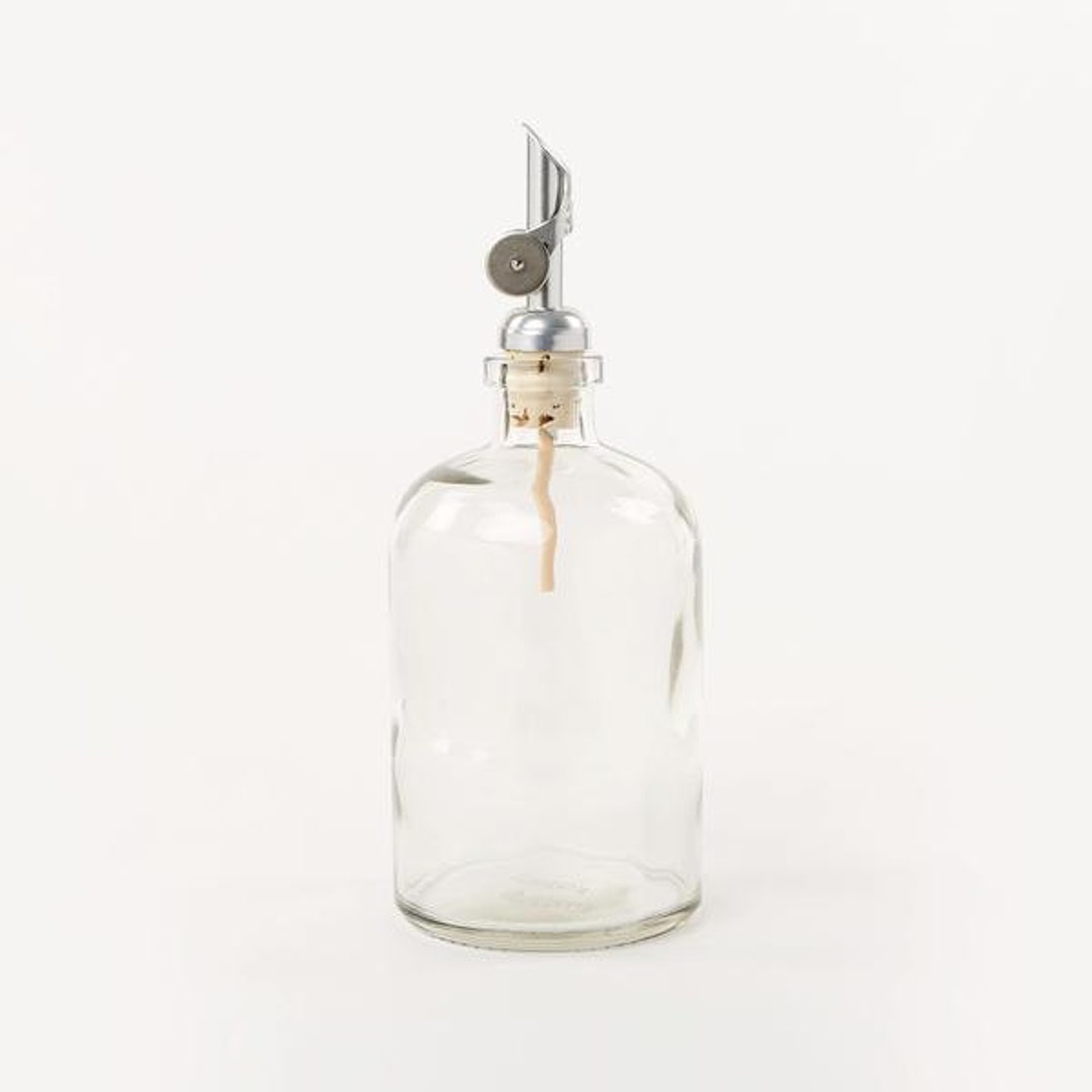 HAVEN Soap & Oil Dispenser Weighted Silver Pour Spout Etsy