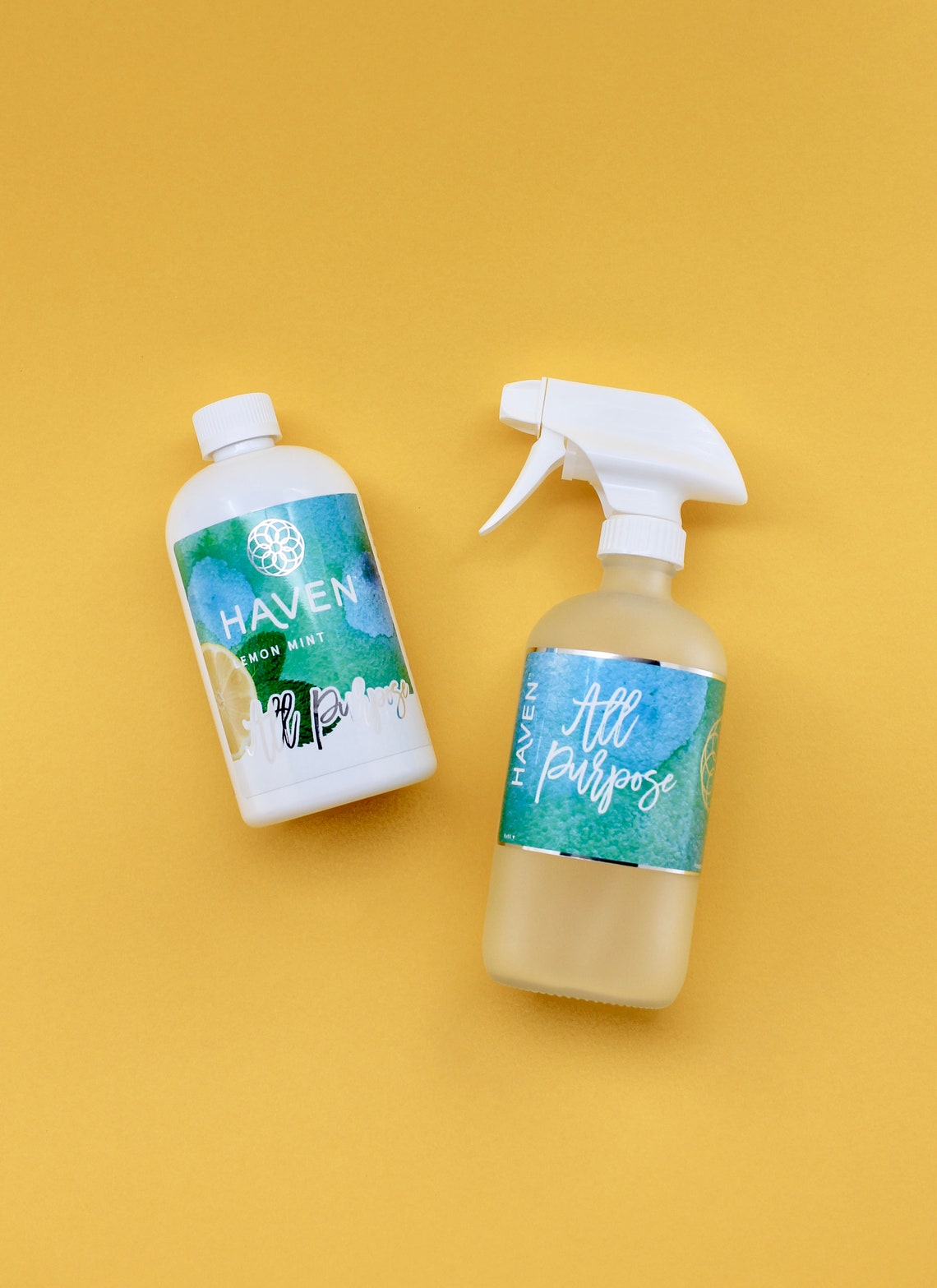 HAVEN All Purpose Frosted Spray Bottle Etsy