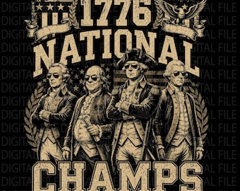 1776 National Champs Png, Washington Png vintage, chemise de sport patriotique, tee-shirt American Pride, graphique USA vintage, cadeau pour l'indépendance