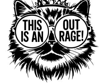 Dungeon Crawler Carl Png SVG, This Is An Outrage Princess Donut And Mongo Design, Fantasy Book Reader Png SVG, Bookish, Digital Download