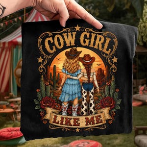 Cowgirl Like Me I Knew It I Knew You png, present till musikfan, vintage western, Toy Story-älskare bild 2