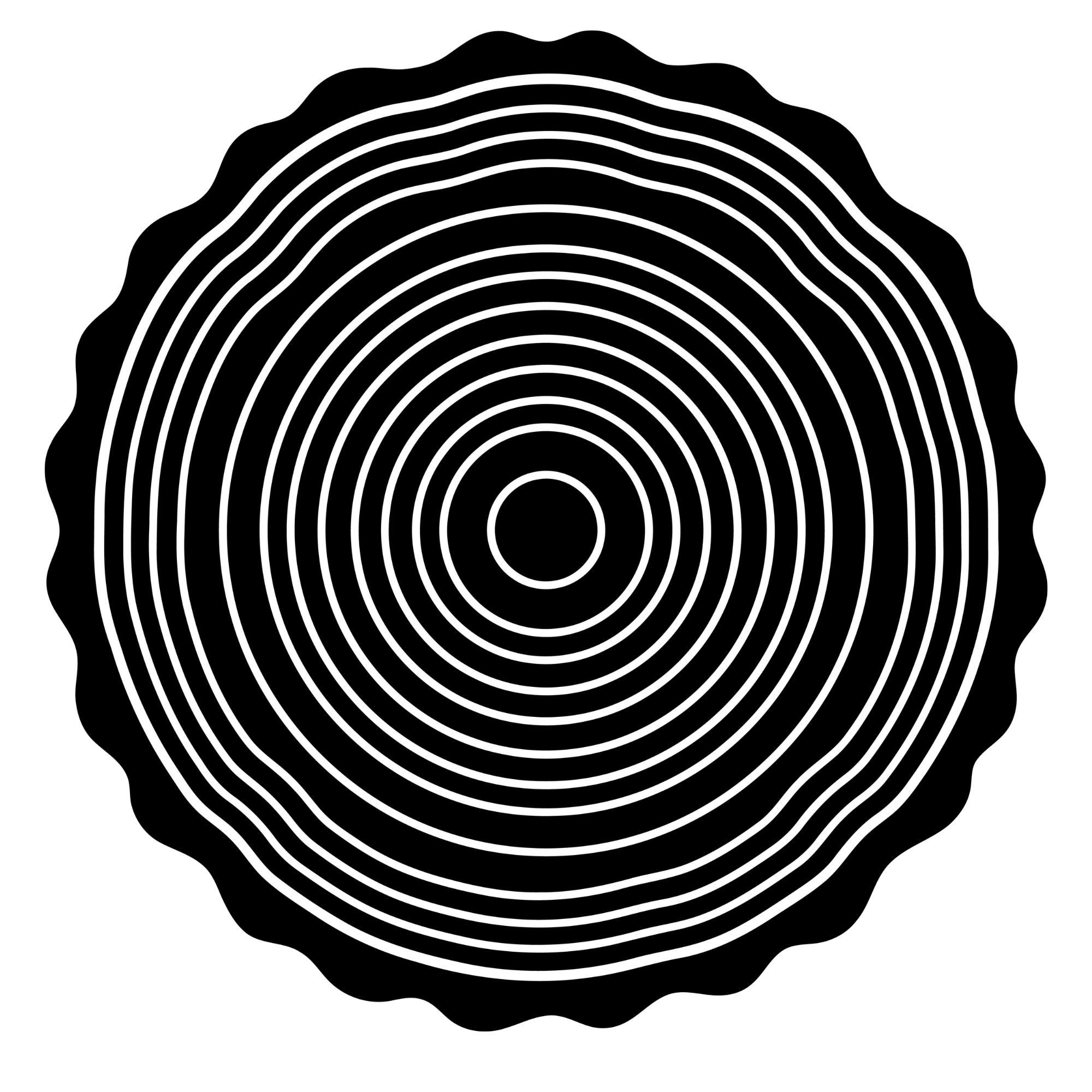 Tree Ring Svg, Tree Ring Clipart, Circle Svg Designs, Tree Vector ...
