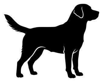 Labrador SVG, file di taglio Labrador Retriever, silhouette di cane SVG, file di taglio muso di cane, file per taglio Cricut e laser, download digitale