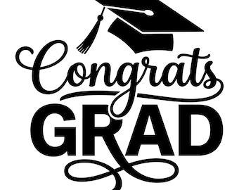 Congratulazioni Laureato SVG, Citazione di Laurea SVG, Classe del 2026 SVG, Clipart di Laurea, File di Taglio, Download Digitale