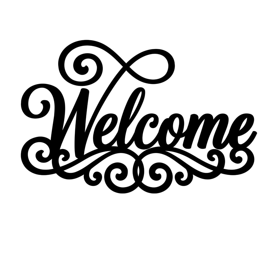 Welcome Sign Svg File, Welcome Porch Sign Vector, Welcome Clipart ...