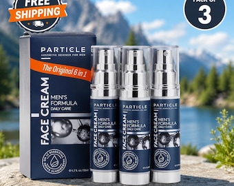 3X Particle Face Cream For Men 6 In 1 Anti Aging Cream Fights Eye Bags Dark Spots