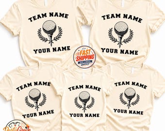 Camiseta personalizada para equipo de golf, camiseta de golf, camiseta para la vida del golf, camiseta para el día del partido, regalo para el Día del Padre, camiseta para jugador de golf, camiseta para la temporada de golf