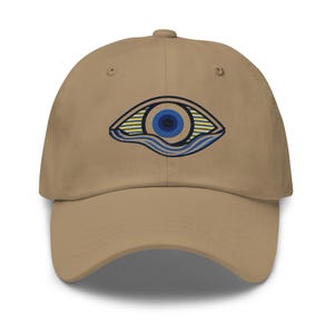 Static Swell Eye Logo Dad Hat, Embroidered Coastal Cap, Unisex Adjustable Beach Hat, Nautical Ocean Lifestyle Headwear