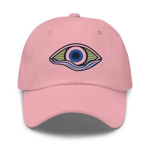 Static Swell Eye Logo Dad Hat, Embroidered Coastal Cap, Unisex Adjustable Beach Hat, Nautical Ocean Lifestyle Headwear