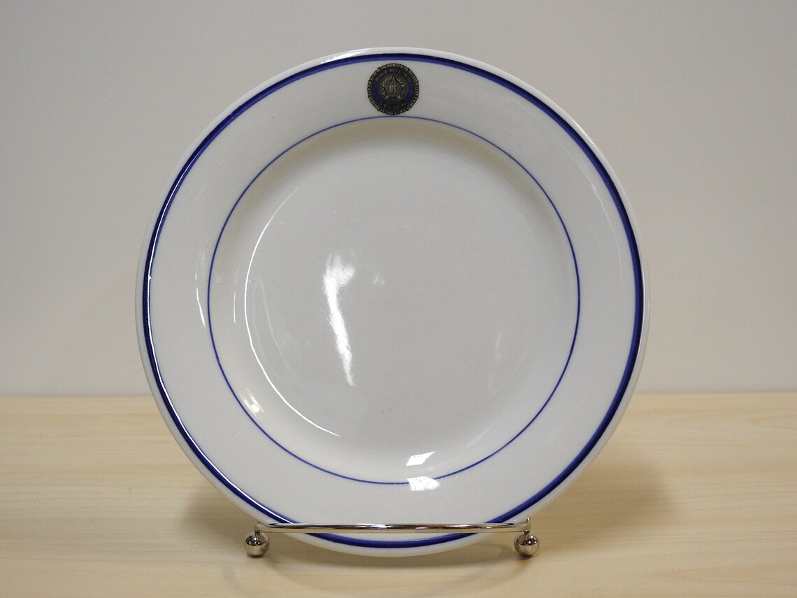 VTG Buffalo China Plate Restaurant Ware Hvy Side 7 Etsy