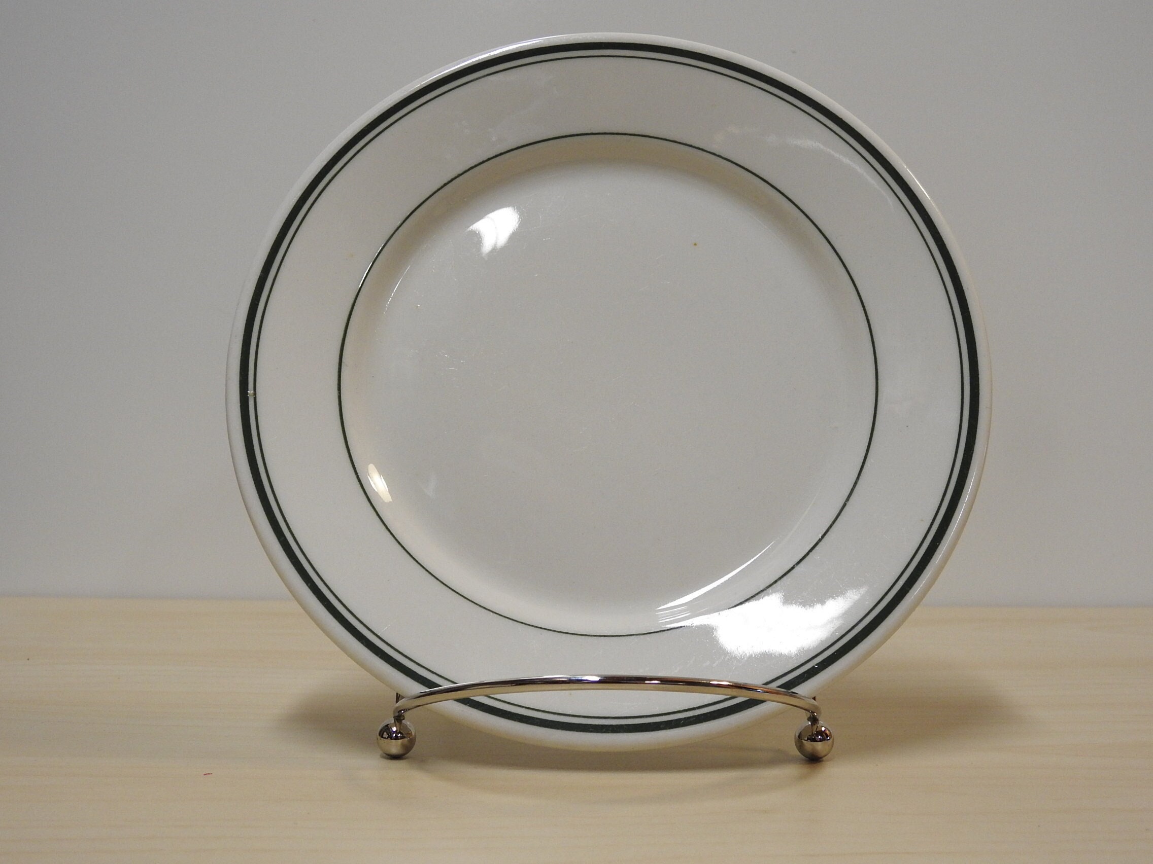 VTG Warwick China Plate Restaurant Ware Hvy China 7.25 Etsy