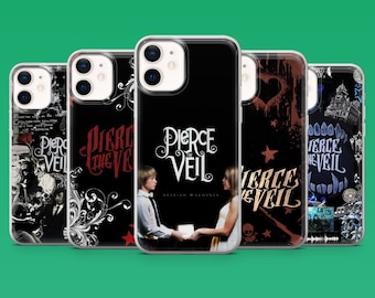 Pierce The Veil telefoonhoesje Rock Band Cover voor iPhone 17Pro, 16, 15, 14, 13, 12, Samsung S26, S25, S24, S23Fe, A16, A56, Pixel 10, 9Pro