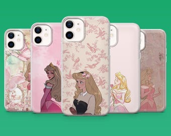 Princess Aurora Phone Case Disney Princess Cover for iPhone 17Pro, 16, 15, 14, 13, 12, Samsung S26, S25, S24, S23, A16, A56, Pixel 10, 9Pro