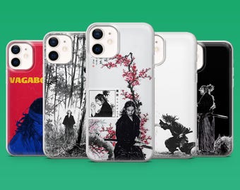 Vagabond Phone Case Samurai Japanese Manga Cover for iPhone 17Pro, 16, 15, 14, 13, 12, Samsung S26, S25, S24, S23, A16, A56, Pixel 10, 9Pro