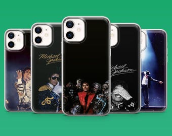 Michael Jackson telefoonhoesje King of Pop Legend Cover voor iPhone 17Pro, 16, 15, 14, 13, Samsung S26, S25, S24, S23Fe, A16, A56, Pixel 10, 9Pro