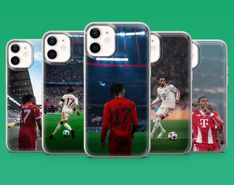 Michael Olise Telefoonhoesje Football Athlete Cover voor iPhone 17Pro, 16, 15, 14, 13, 12, Samsung S26, S25, S24, S23Fe, A16, A56, Pixel 10, 9Pro