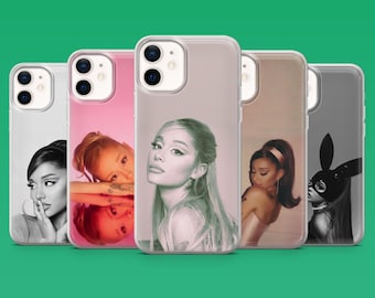 Ariana Grande Telefoonhoesje Pop Star Singer Cover voor iPhone 17Pro, 16, 15, 14, 13, 12, Samsung S26, S25, S24, S23Fe, A16, A56, Pixel 10, 9Pro