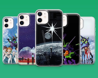 Funda para teléfono Neon Genesis Evangelion EVA Anime Cover para iPhone 17Pro, 16, 15, 14, 13, Samsung S26, S25, S24, S23Fe, A16, A56, Pixel 10, 9Pro