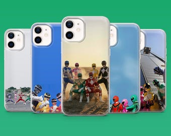 Power Rangers telefoonhoesje superheld cartoon hoes voor iPhone 17Pro, 16, 15, 14, 13, 12, Samsung S26, S25, S24, S23, A16, A56, Pixel 10, 9Pro