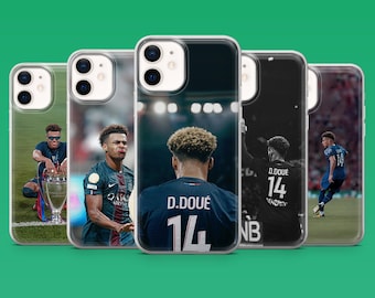 Desire Doue-telefoonhoesje PSG Young Star Football Cover voor iPhone 17Pro, 16, 15, 14, 13, 12, Samsung S26, S25, S24, S23Fe, A56, Pixel 10, 9Pro