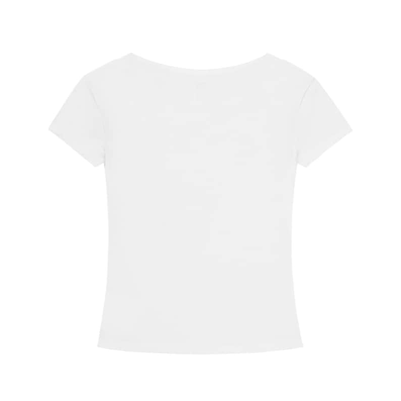 Hippie Elephant Tee,Tencel Slim Fit V-Neck T-Shirt image 2