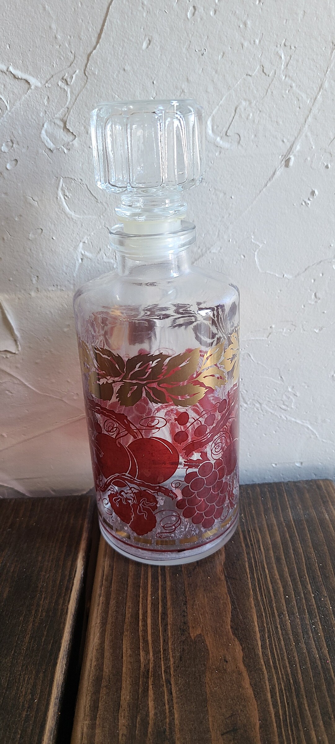 Vintage Luminarc Decanter Cordial Decanter Etsy