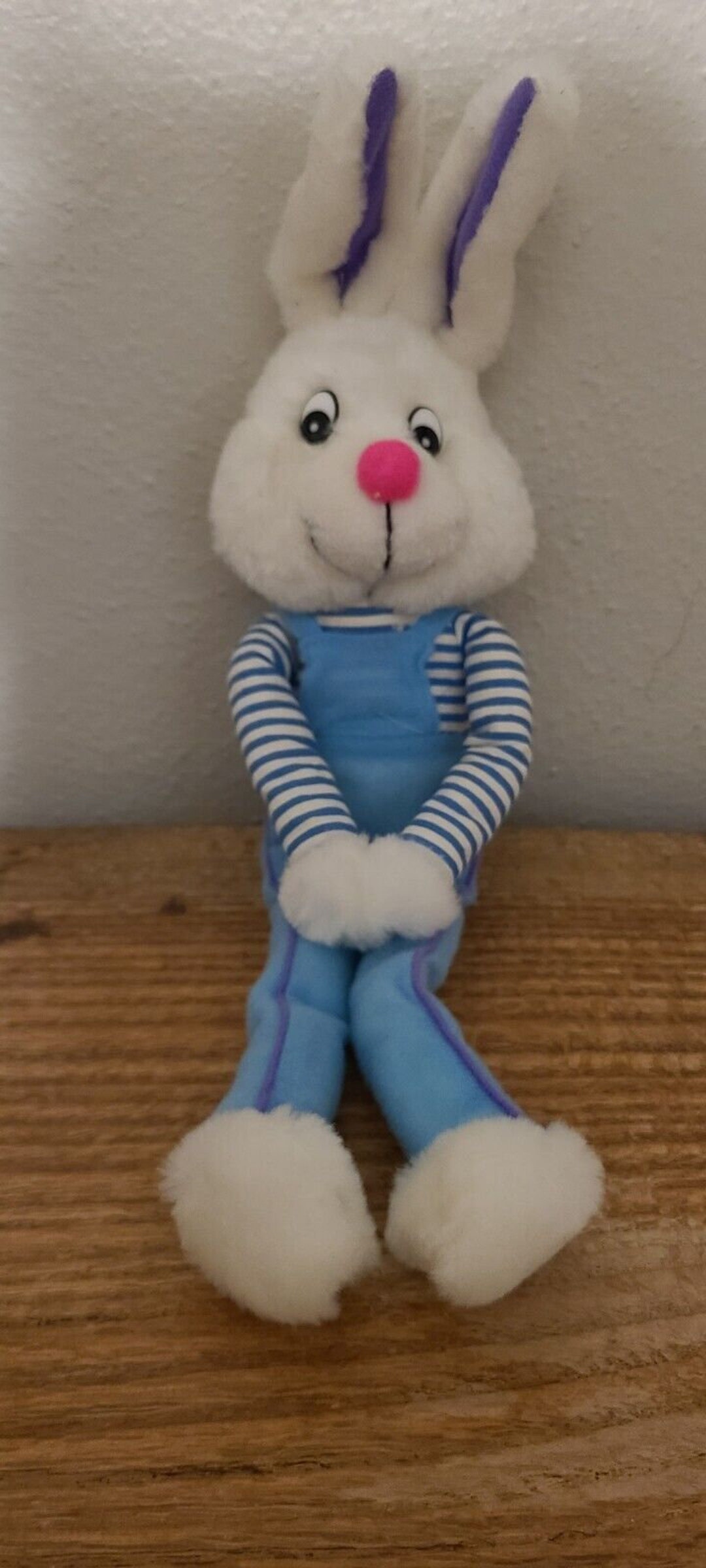 Vintage Knee Hugger Bunny Rabbit Plush Stuffed Animal 14 Etsy