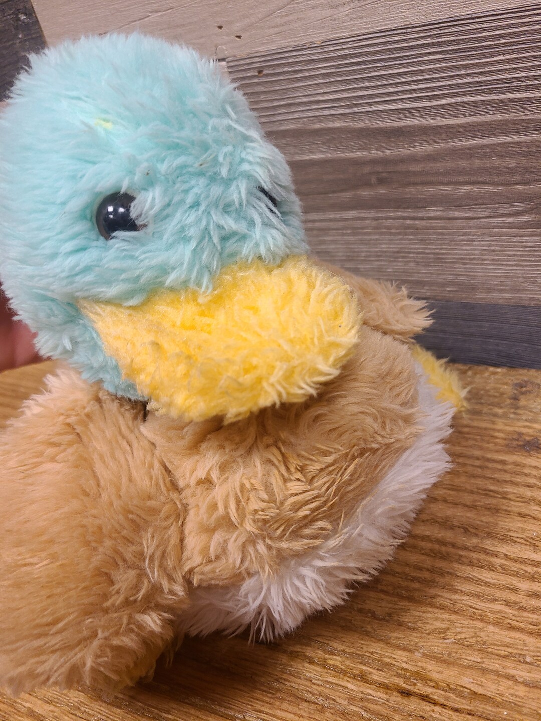 VINTAGE 1970's DAKIN PILLOW Pets Duck Rattle Stuffed Animal Plush Toy