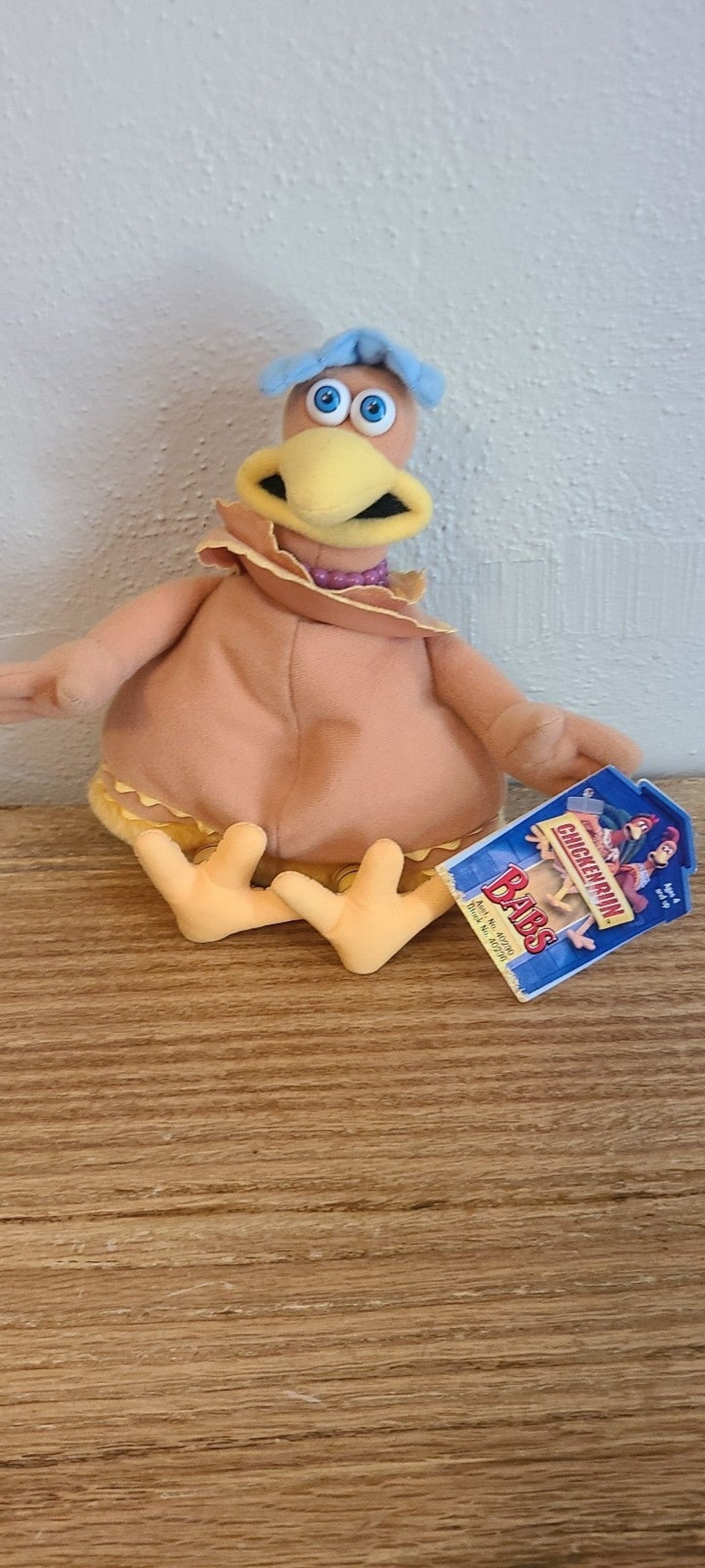 Vintage Chicken Run Plush Babs 2000 Dreamworks Toy Stuffed Etsy
