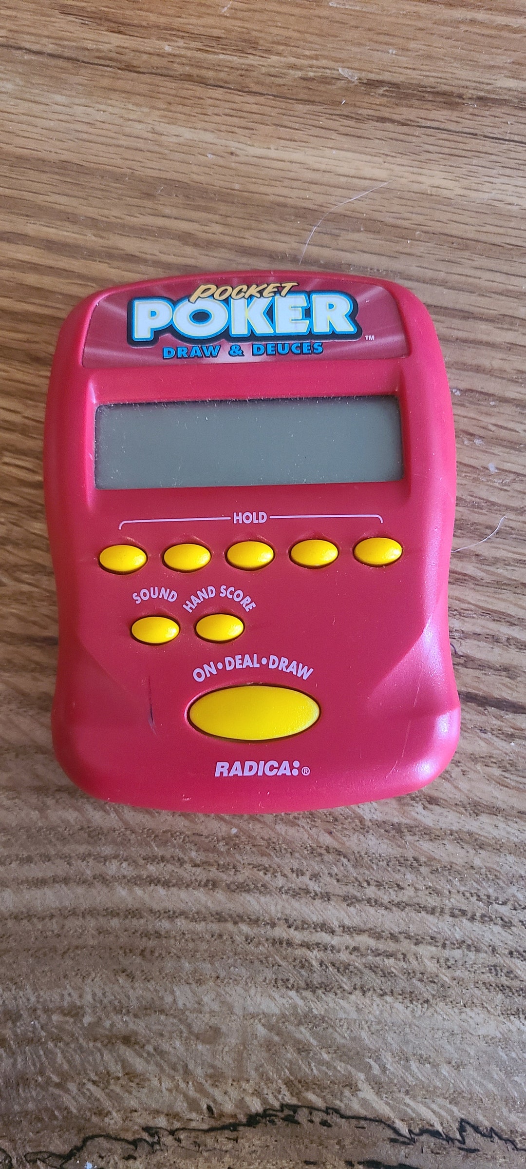 Radica Pocket Poker Draw and Deuces Electronic Etsy Canada