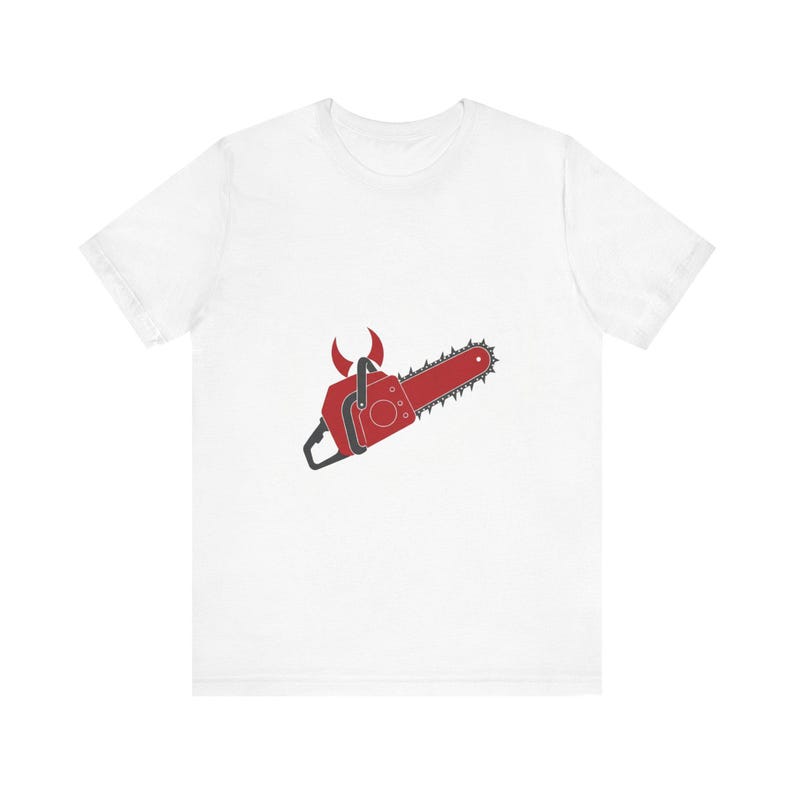 Chemise homme tronçonneuse | T-shirt diable Denji | Cadeau Anime CSM Homme Femme | Pochette T-shirt graphique image 1