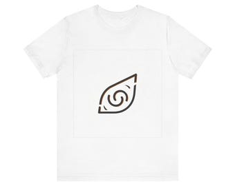 Koszulka Naruto | Koszulka z Wioski Ukrytego Liścia | Prezent z anime dla mężczyzn i kobiet | Koszulka z grafiką Konoha Ninja