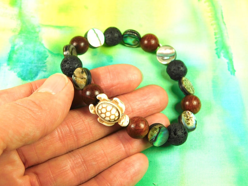 Sea Turtle Totem Bracelet for Men or Women Turtle Bracelet - Etsy