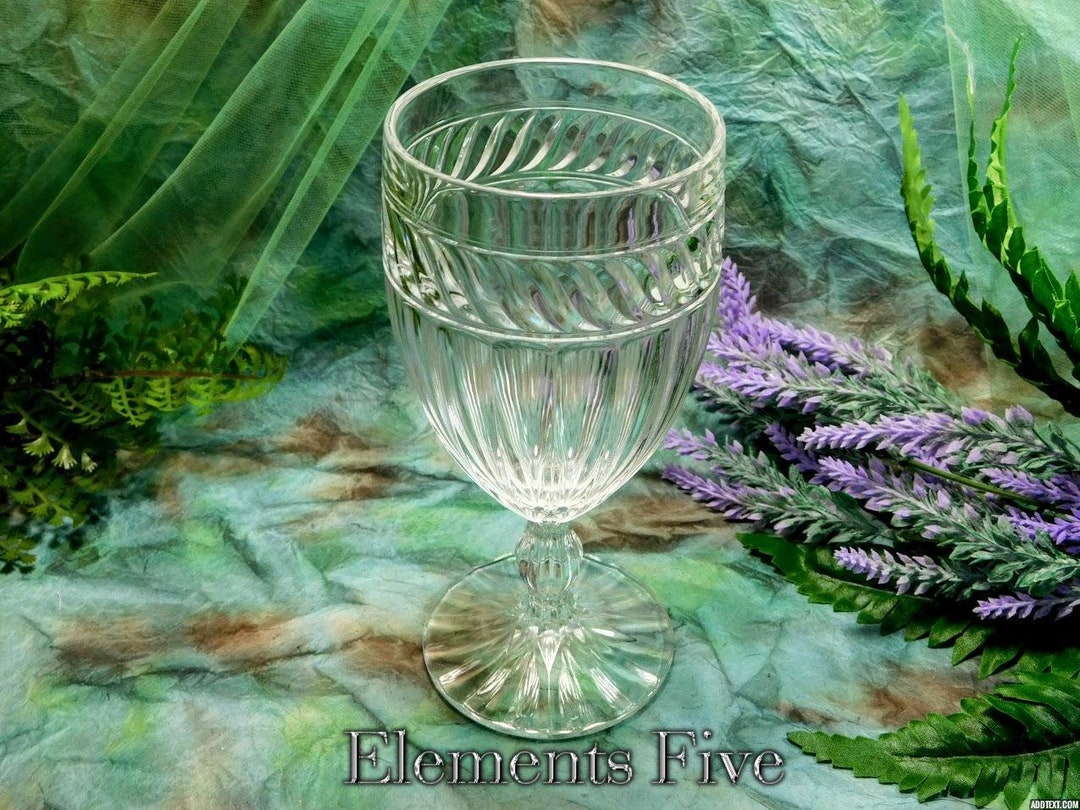 Crystal Chalice, Clear Crystal Glass Chalice, Vintage Leaded Crystal Goblet, Large Crystal Wine