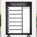 Chalkboard Menu Planner - Printable Menu Planner - Weekly Menu Planner ...