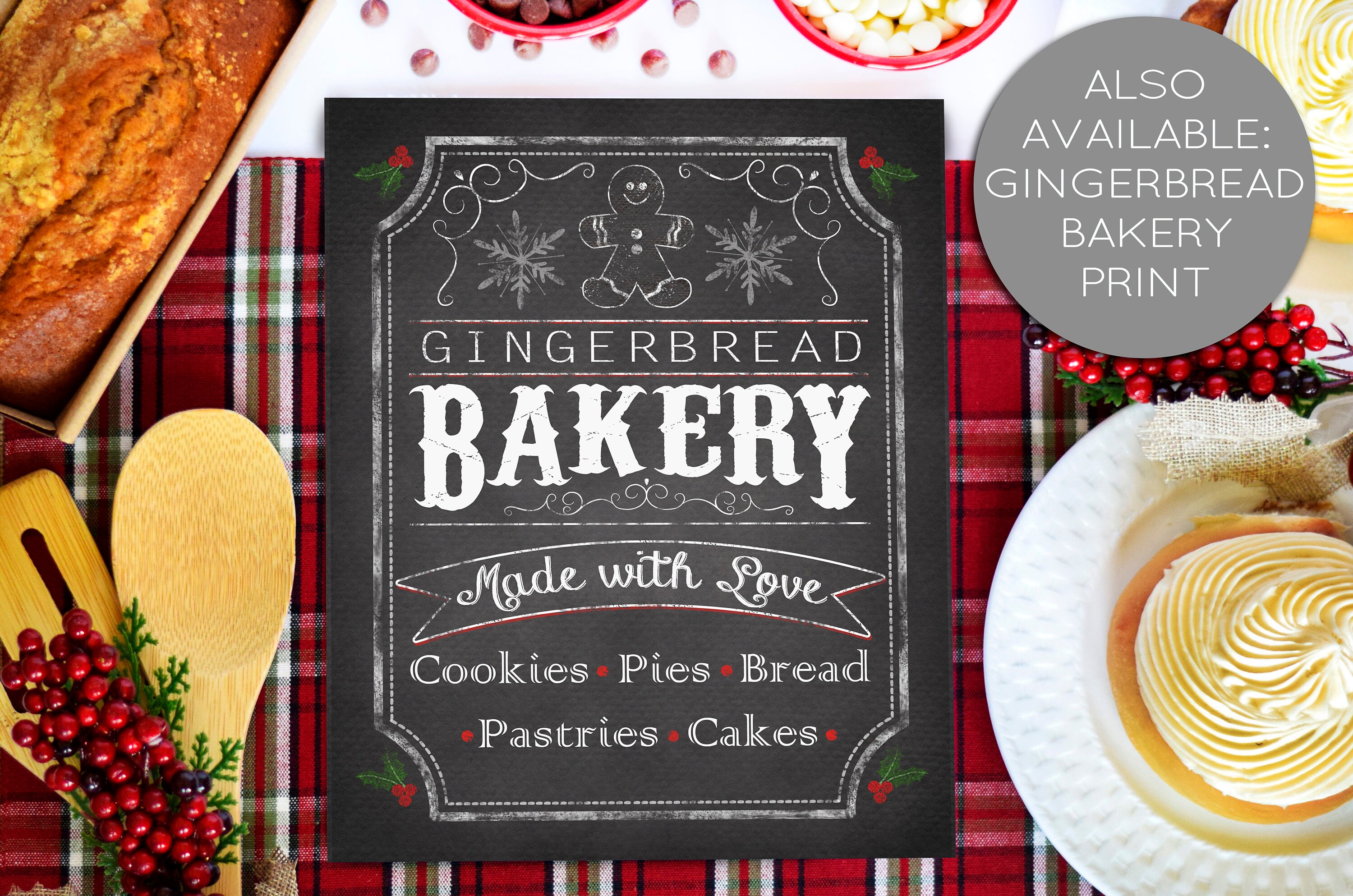 Christmas Cookie Exchange Party Signs – Set of 5 (printable) - Etsy