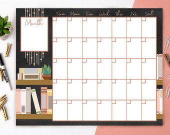Printable Student Monthly Calendar – Homeschool Planner (Digital Download)