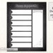 Chalkboard Menu Planner Printable Menu Planner Weekly Menu - Etsy