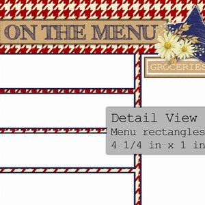 Patriotic Calendar Print - Patriotic Menu Planner - USA Calendar ...