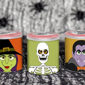 Halloween Party Favor - Halloween Treat Tag - Halloween Chip Label - Monster Gift Tag - Classroom Halloween Gift - Monster Party - PRINTABLE