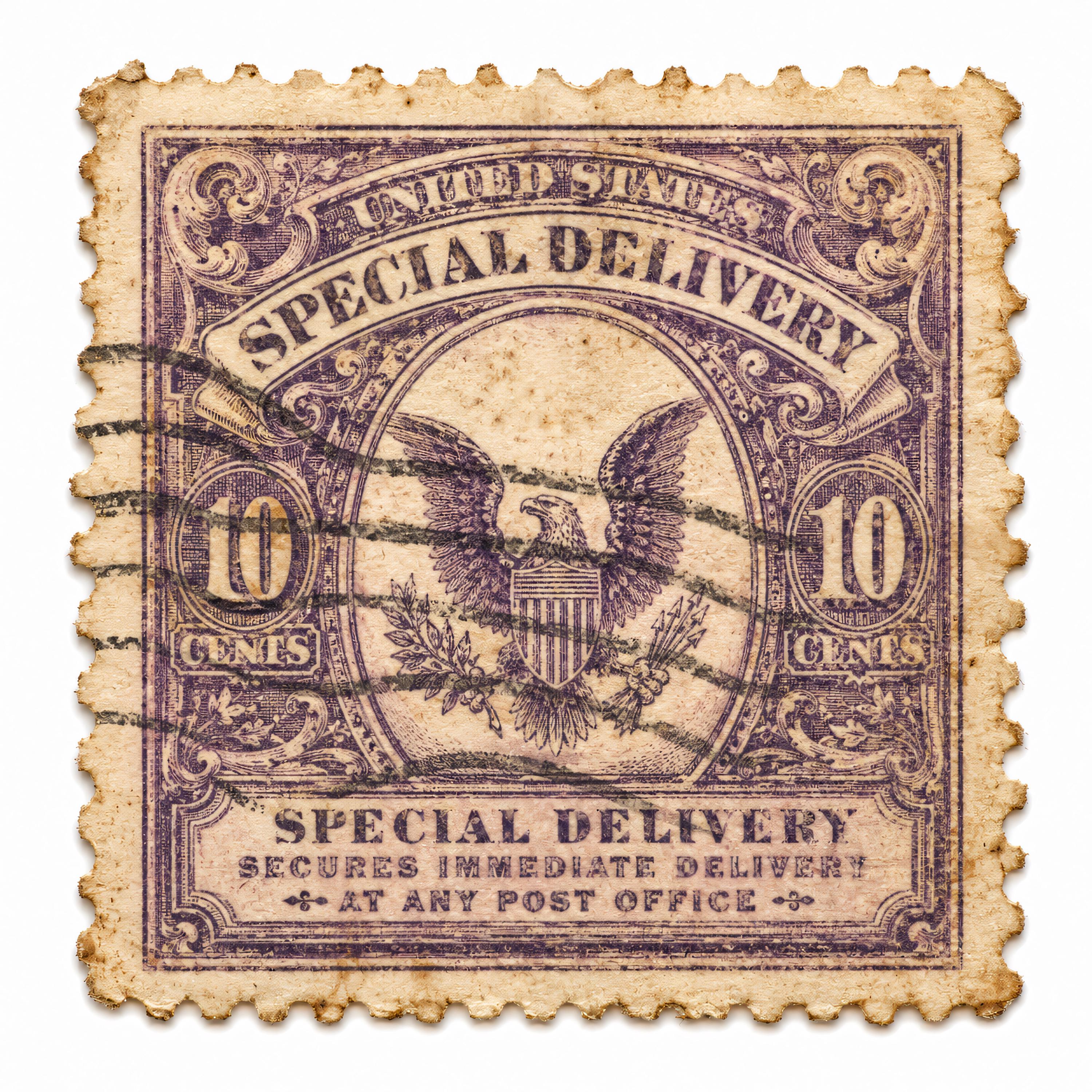 Vintage Postage Stamp Clipart Digital Ephemera Antique Airmail Postmark ...