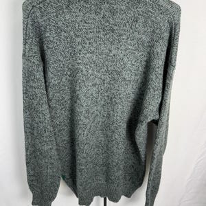Pull en tricot gris vintage Brian MacNeil, motif à losanges des années 80 Grand-père Core Large image 5