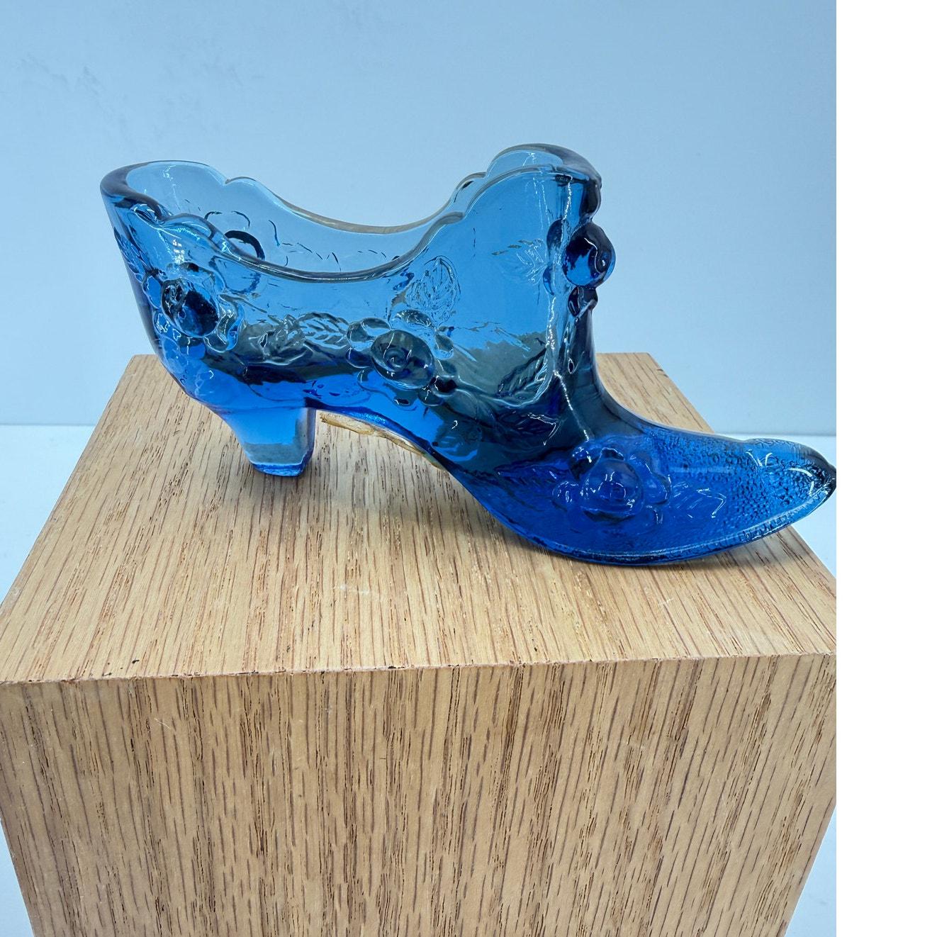 Fenton Glass Shoe - Etsy