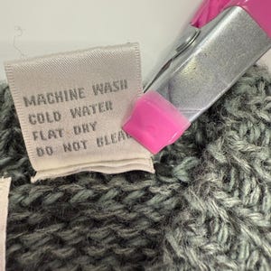 Pull en tricot gris vintage Brian MacNeil, motif à losanges des années 80 Grand-père Core Large image 8